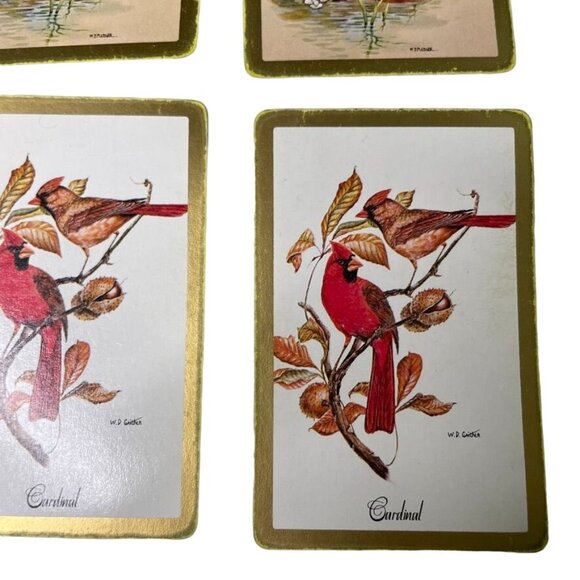 Duck Cardinal Junk Journal Craft Supplies Ephemera Embellishments Set 6 mq Vinta - Picture 4 of 7